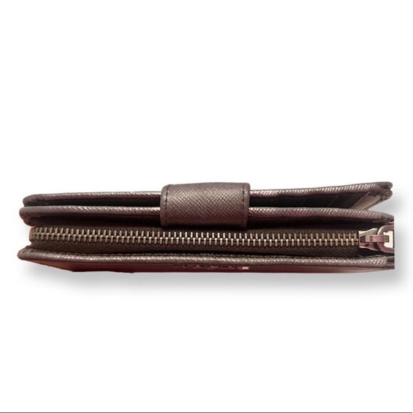 Prada Small Saffiano Compact Wallet Silver - Picture 6 of 16